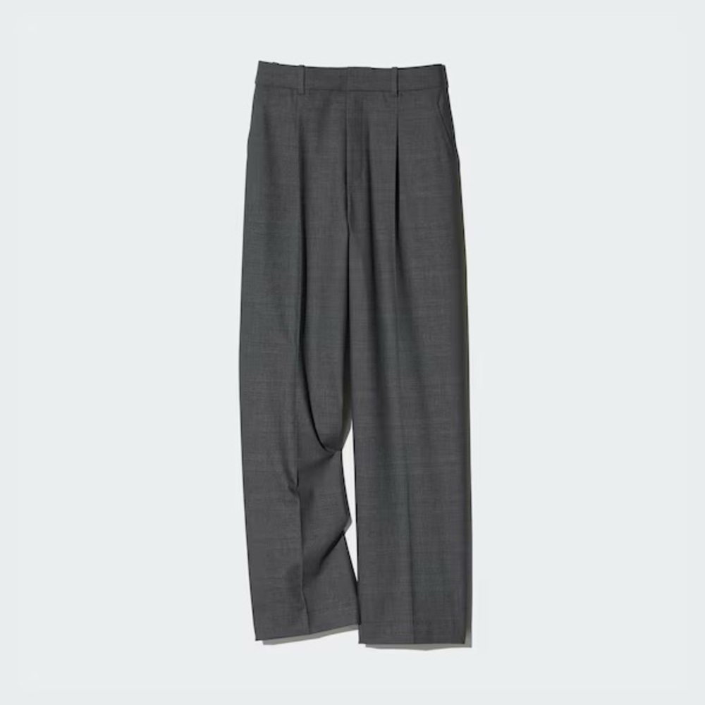 Women’s pleated wide pants